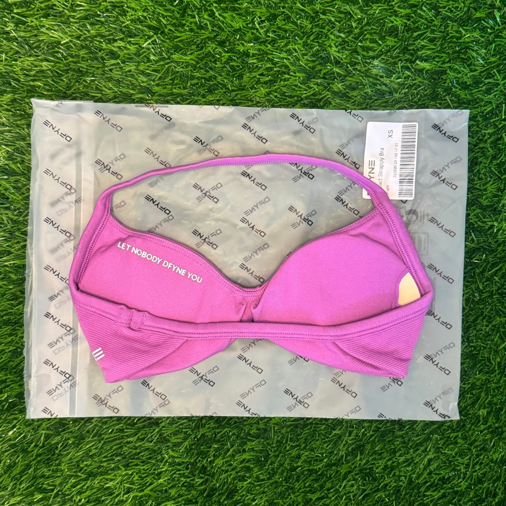 Dfyne impact strappy bra grape extra small - Picture 2 of 4